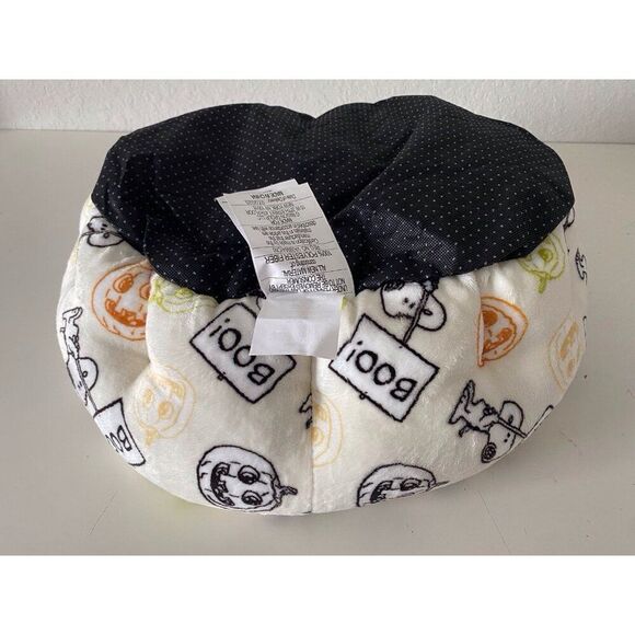 Peanuts Snoopy Small Dog Pet Cozy Cuddler Bed Halloween BOO Pumpkin 19 X 15 X 7” - Picture 15 of 16